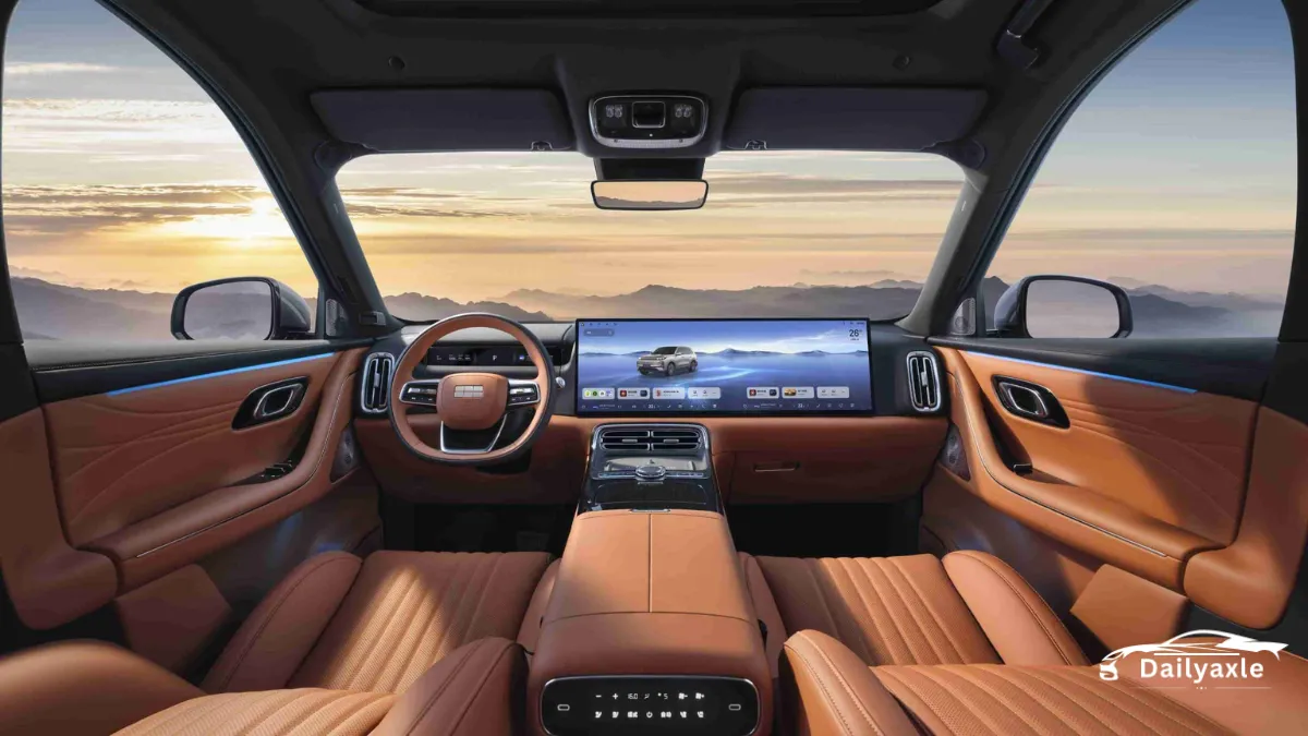 Geely Galaxy M9 Unveiled : Luxury SUV From The Future With 750KM Range And Stunning Tech Inside