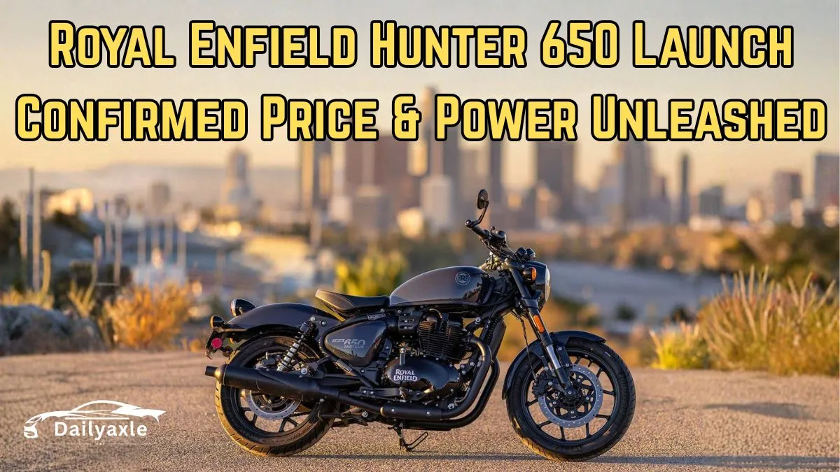 Royal Enfield Hunter 650 Launch Confirmed – Big Power, Classic Style, Stunning Price Revealed