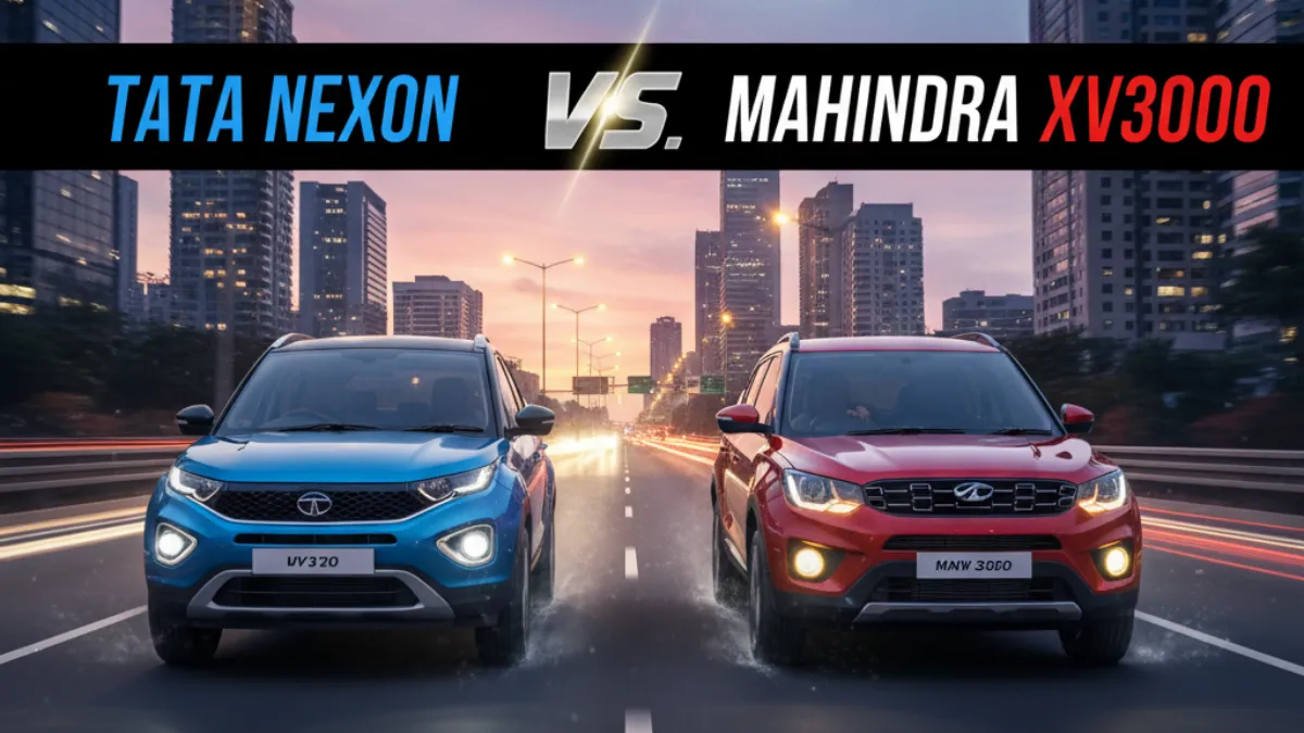 Tata Nexon vs Mahindra XUV300 : 2025 Compact SUV Battle! One Surprises Everyone with Price & Mileage
