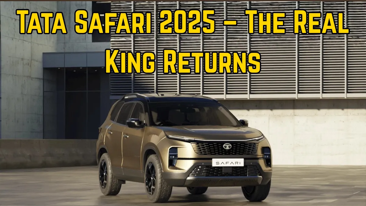 Tata Safari 2025 Review : Bold Design, Diesel Power & New Features