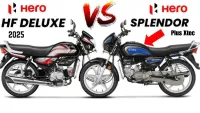 Hero Splendor Plus Xtec vs HF Deluxe 2025 : Indias Ultimate Commuter Showdown!