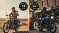Royal Enfield Classic 350 vs Hunter 350 : Real Mileage Tested
