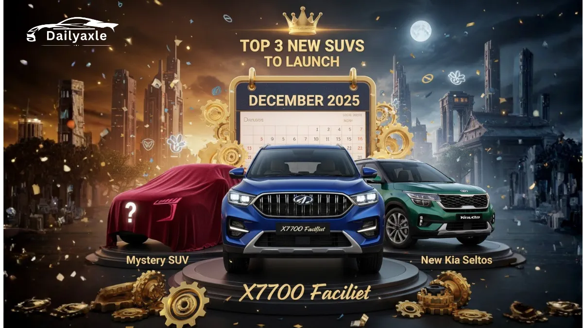 Top 3 New SUVs Launching in December 2025 – XUV700 Facelift to New Kia Seltos