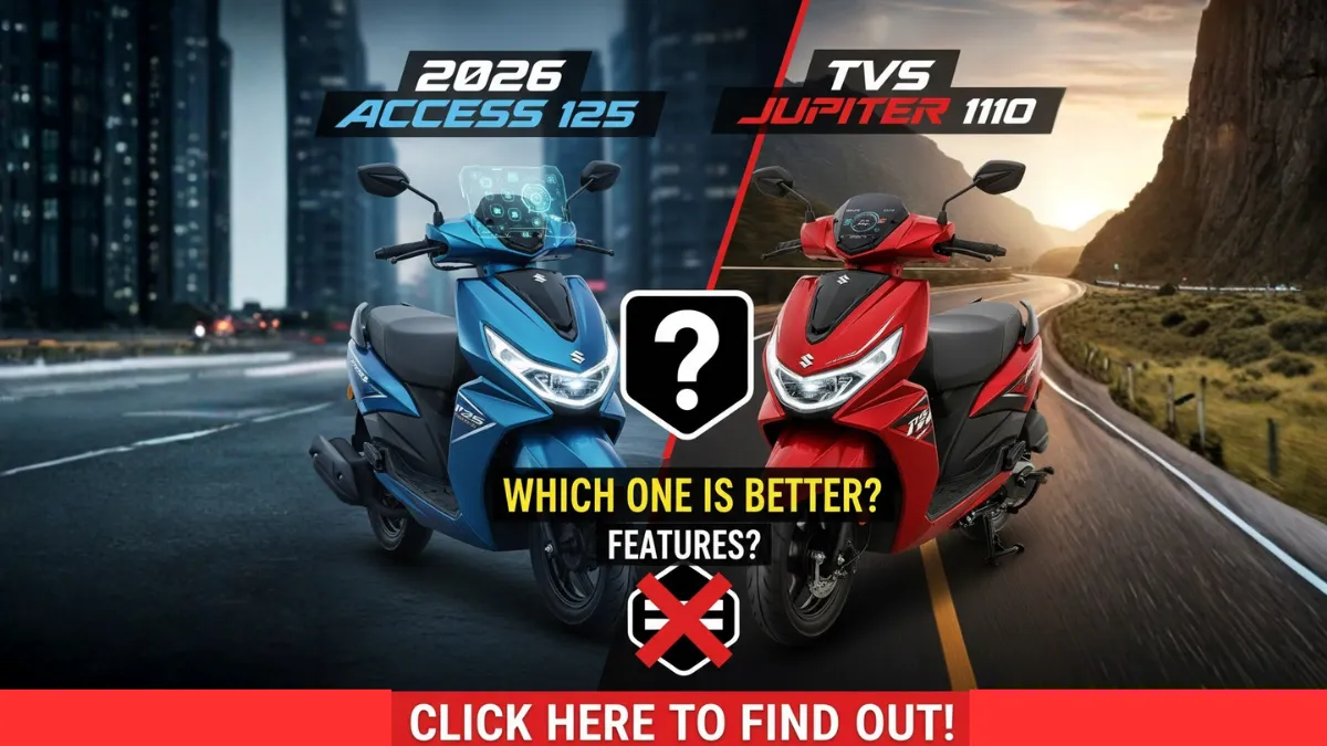 2026 Suzuki Access 125 vs TVS Jupiter 110 – Which Scooter Should You Really Buy