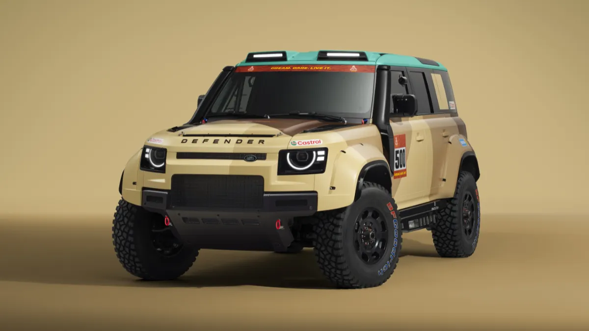 Land Rover Just Unveiled A Monster Defender For Dakar 2026 And It Looks Angry