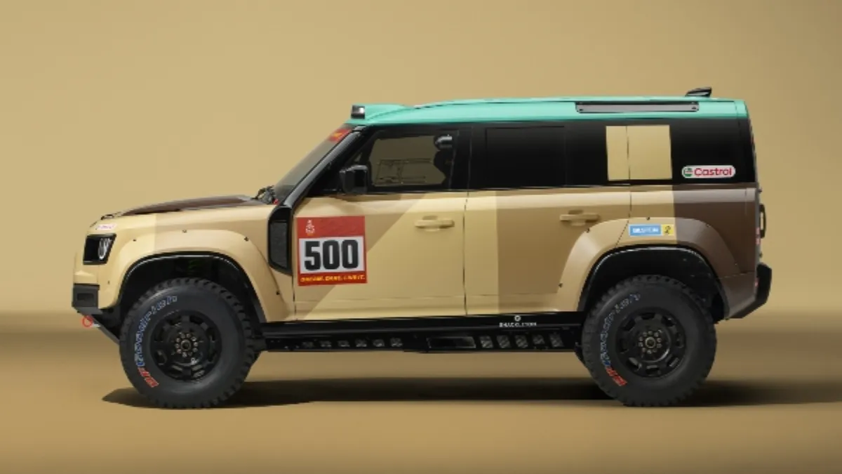 Land Rover Just Unveiled A Monster Defender For Dakar 2026 And It Looks Angry