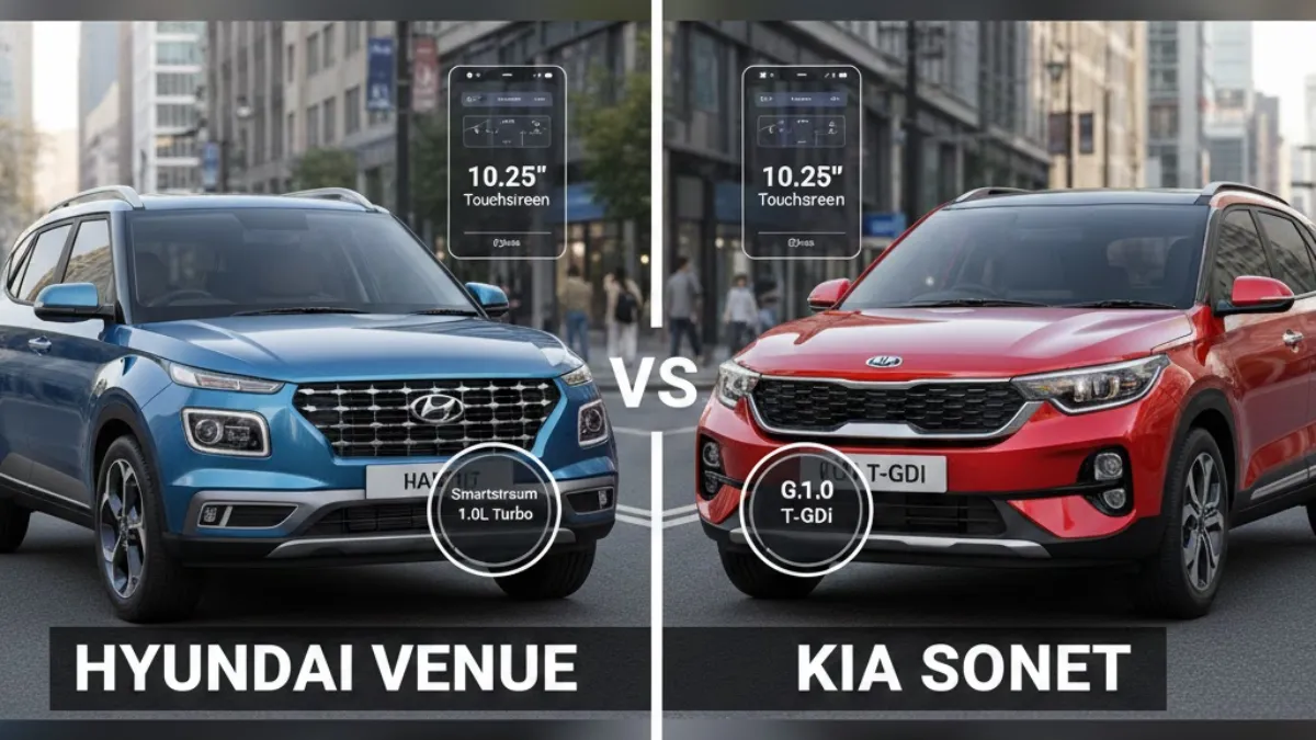 Hyundai Venue vs Kia Sonet : Which Small SUV Will Actually Blow Your Mind?