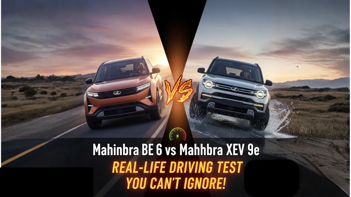 Mahindra BE 6 vs Mahindra XEV 9e – Real-Life Driving Test You Cant Ignore