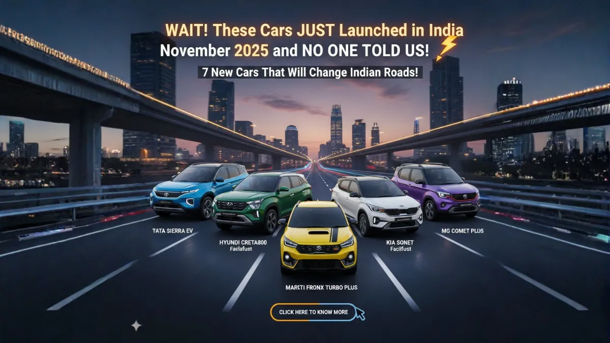 Wait These Cars Just Launched in India November 2025 and No One Told Us