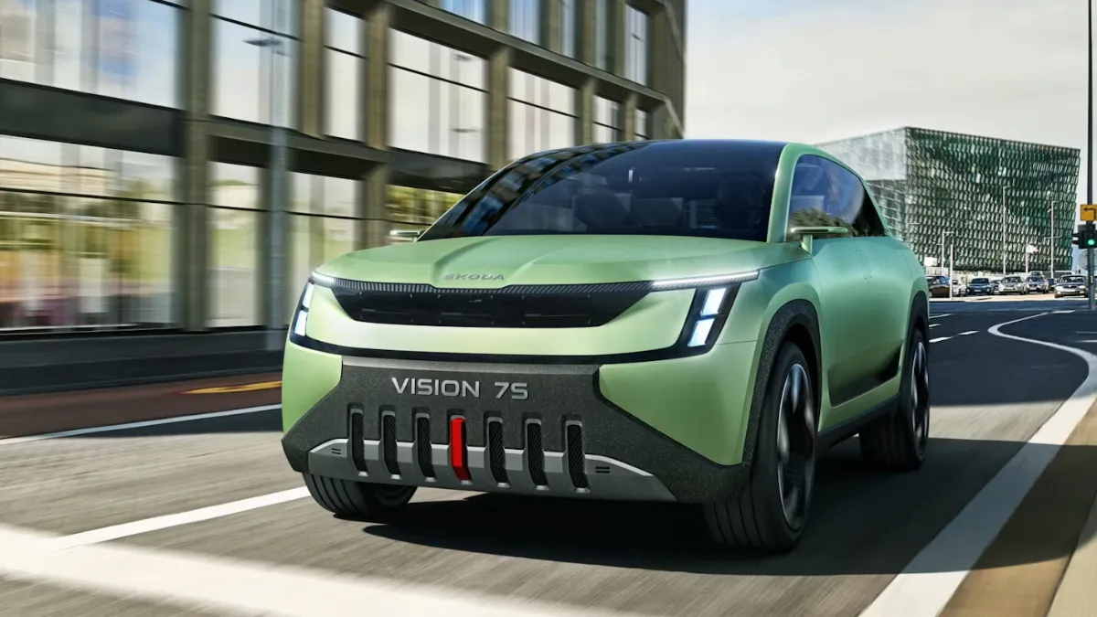 Skoda 7S 2026 SUV Debuts As The Boldest 7-Seater Electric SUV Yet