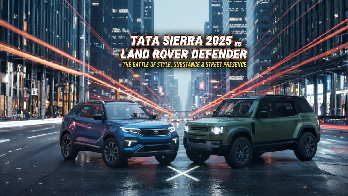 Tata Sierra 2025 vs Land Rover Defender Who Really Rules the Streets