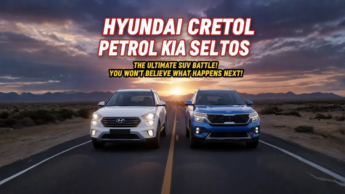 Hyundai Creta petrol vs Kia Seltos Diesel : Which SUV Will Crush Your City & Highway Drives?