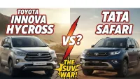 Toyota Innova Hycross vs Tata Safari : Which MPV/SUV Will Dominate 2025 Roads?