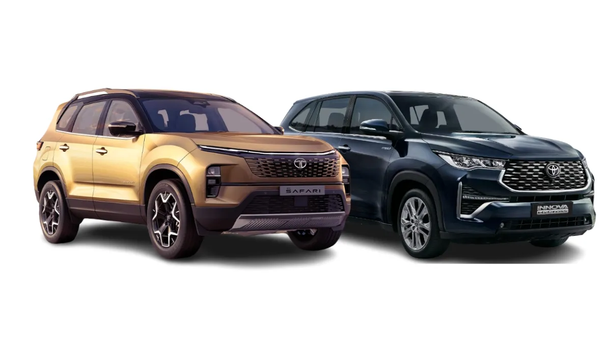 Toyota Innova Hycross vs Tata Safari : Which MPV/SUV Will Dominate 2025 Roads?